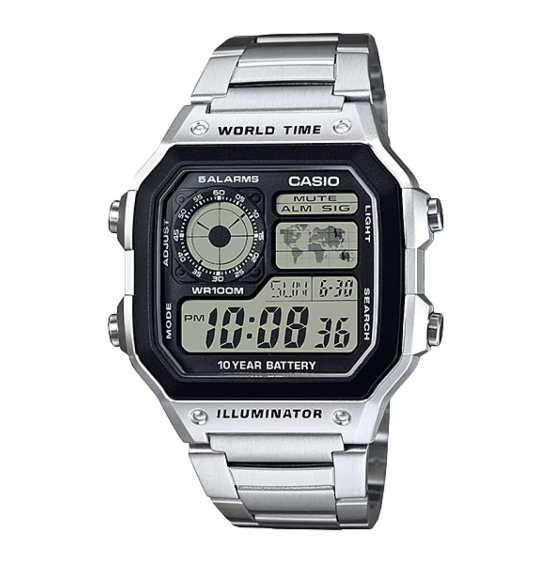 CASIO STANDARD AE1200WHD-1A