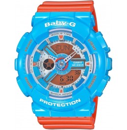 Casio Baby-G Digital Analog Sports Blue Watch BA110NC-2A