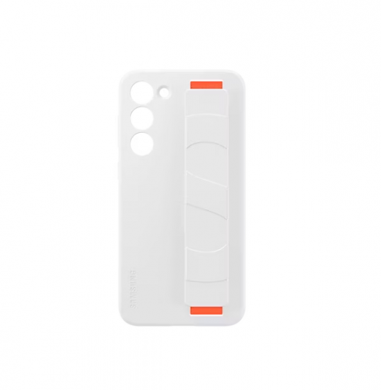 Samsung S23 Plus Silicone Grip Cover White - EF-GS916TWEGWW