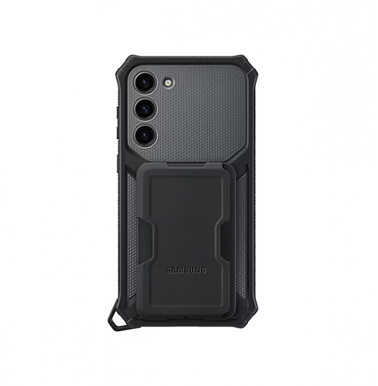 Samsung S23 Plus Rugged Gadget Case Titan Black- EF-RS916CBEGWW