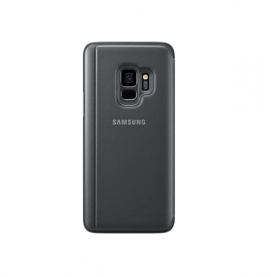 Samsung S9 Clear View Standing Cover - Black EF-ZG960CBEGWW