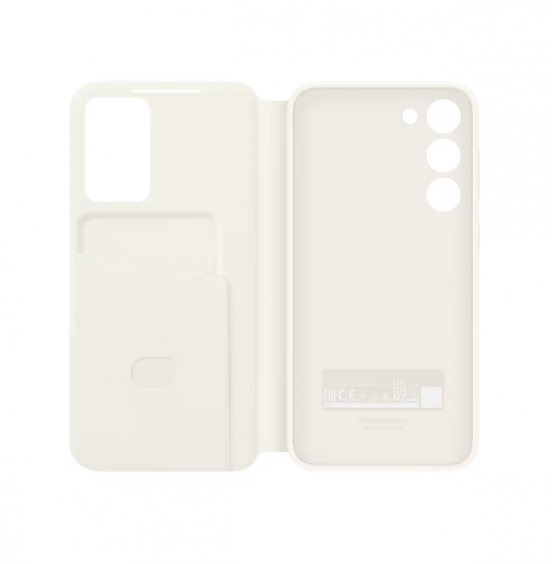 Samsung S23 Plus Smart View Wallet Case Cream - EF-ZS916CUEGWW