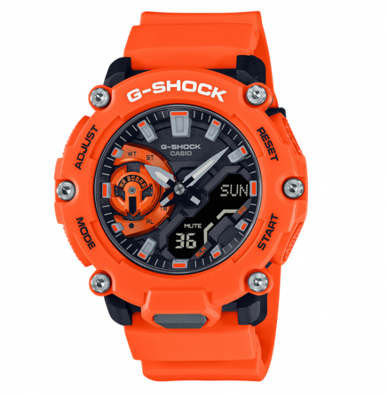 Casio G-Shock Standard Analog-Digital Watch Orange GA2200M-4A