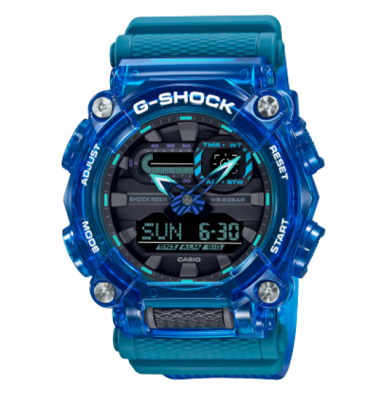 CASIO G-SHOCK ANALOG-DIGITAL Sound Wave Series GA900SKL-2A